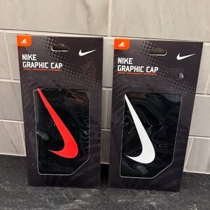 Nike Swoosh Patch Set - Red & White
